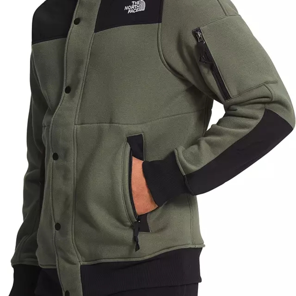 The North Face Men's Olive and Black Bomber Jacket